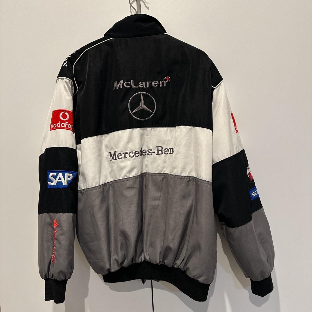 Apparel Men s Clothing McLaren Mercedes Genuine Vintage Bomber Jacket