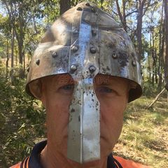 Battle Worn Norman Helm