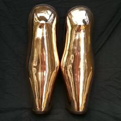 greek bronze greaves