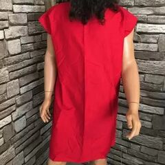 mannequin wearing red tunic