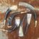 brown background drinking horns