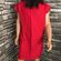 mannequin wearing red tunic