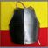 cuirass on yellow and red background
