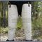 white quilted leg padding